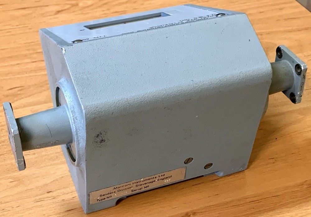 Marconi Instruments Ltd 6052/2, waveguide attenuator, 12.4 - 18 GHz
