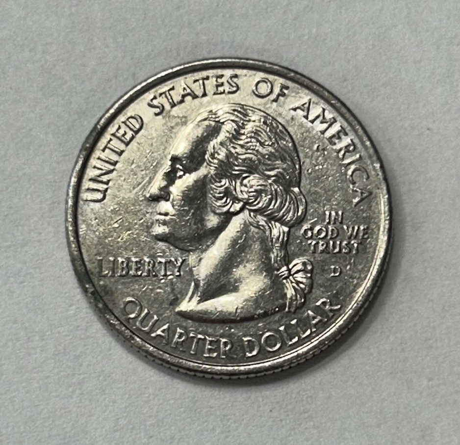 2004 D Extra Leaf High Wisconsin State Quarter Error Coin