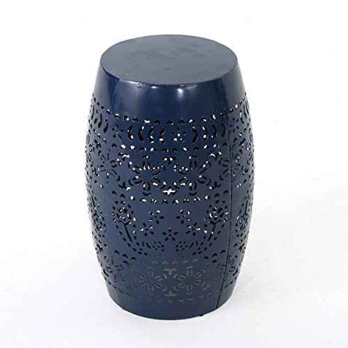 CHRISTOPHER KNIGHT HOME RUBY OUTDOOR 12" IRON SIDE TABLE, DARK - Scratch & Dent