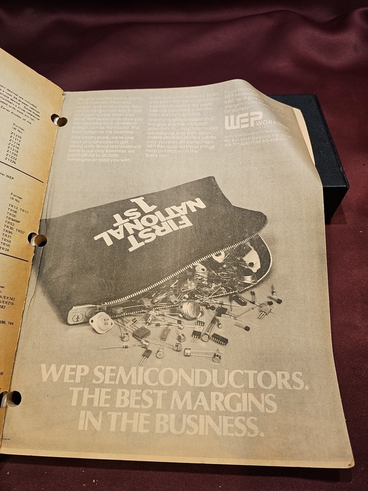 WEP Workman Semiconductor Catalog And Cross Reference 1980