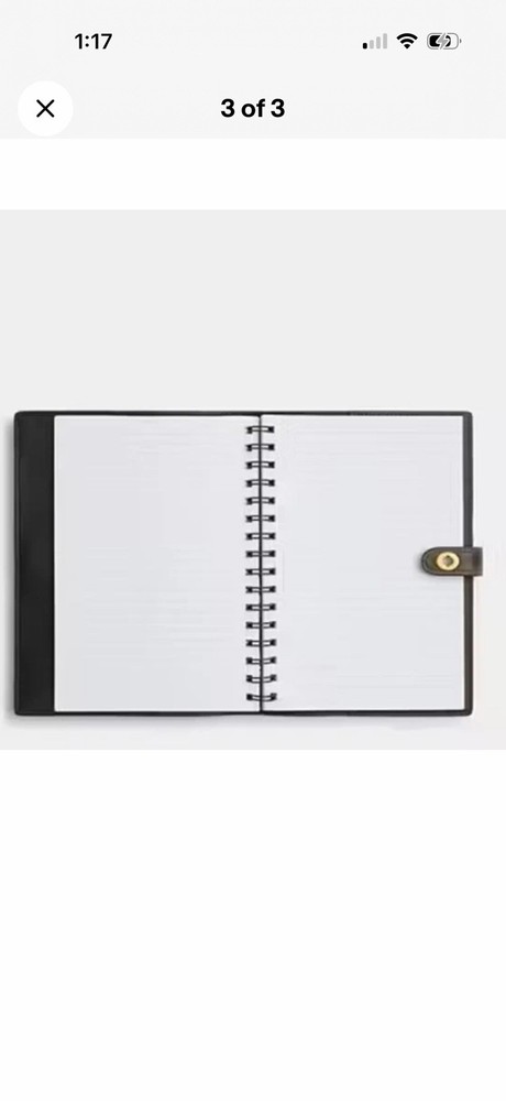 COACH REXY STICKER PRINT NOTEBOOK