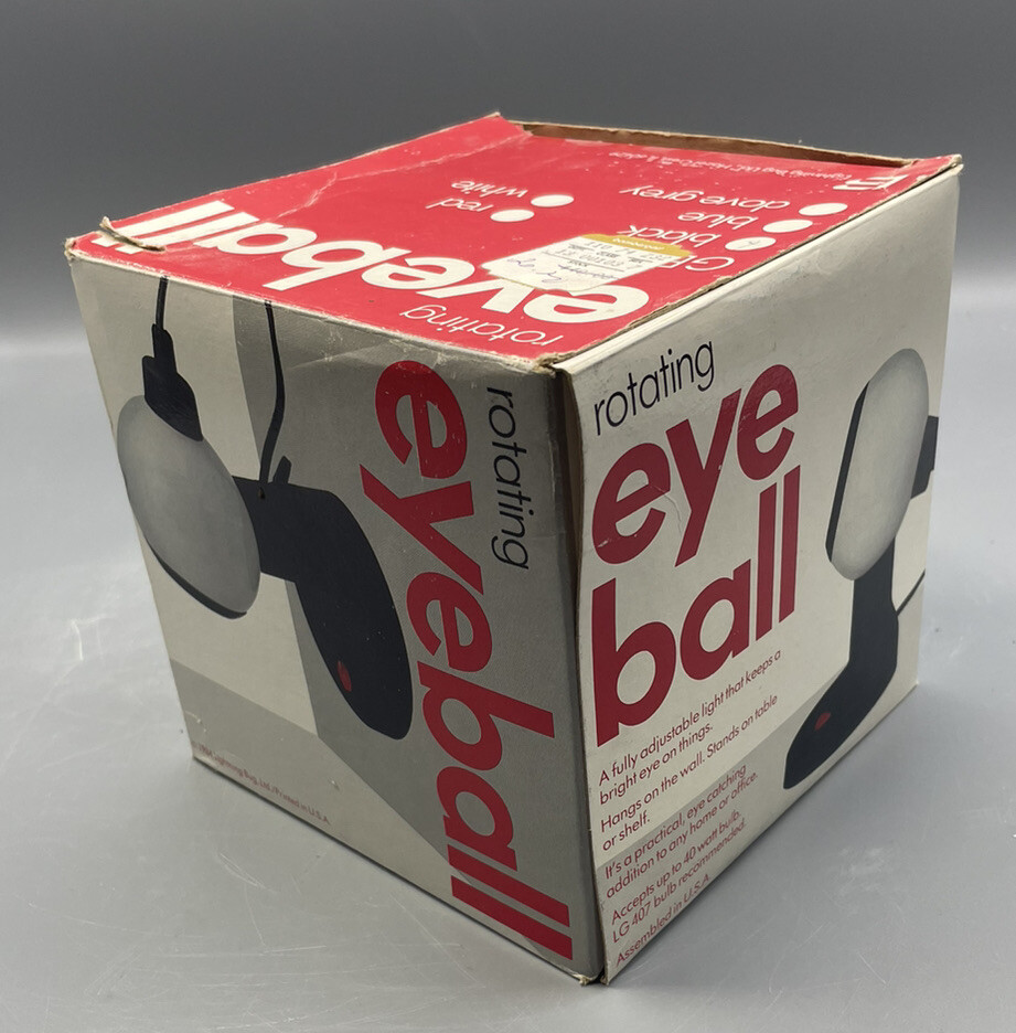Rotating Eyeball Lamp - Lightning Bug Ltd. 1984