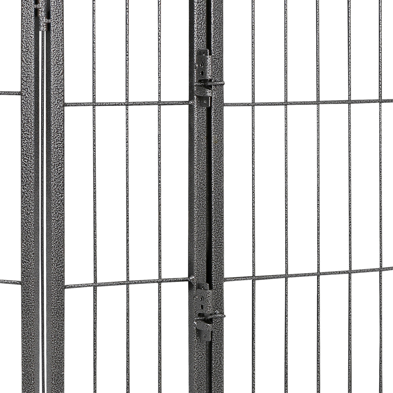 32'' 16 Panels Metal Pet Playpen Dog Fence Large Dog Kennel with Door Outdoor