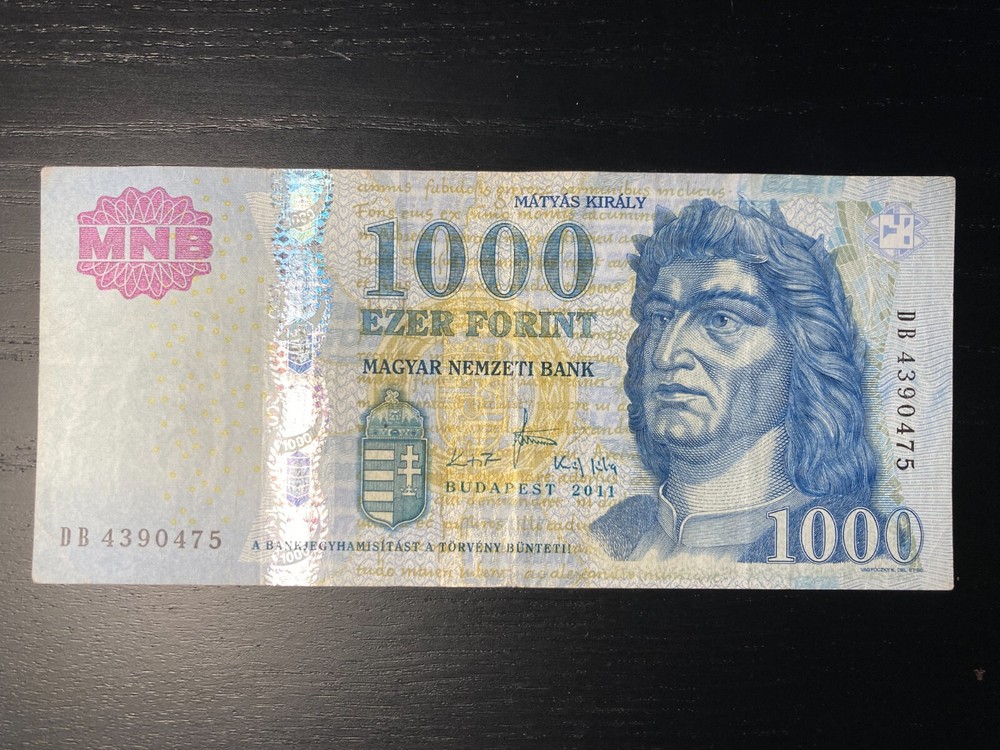Banknote Hungary 1000 Forint 2011 Circulated