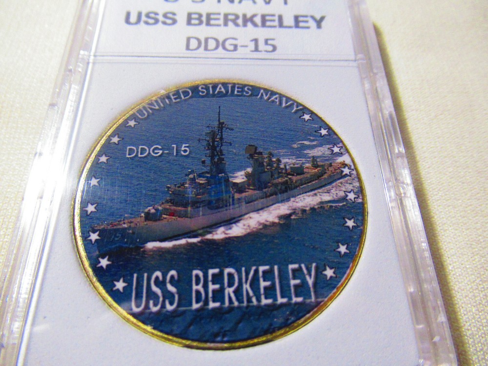 US NAVY - USS BERKELEY (DDG-15) Challenge Coin