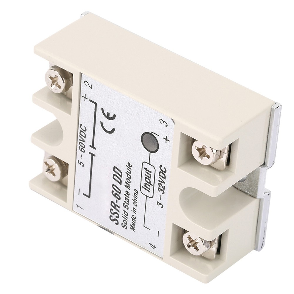 DCDC Solid State Relay SSR60DD 60A 332VDC to 5200VDC SSR