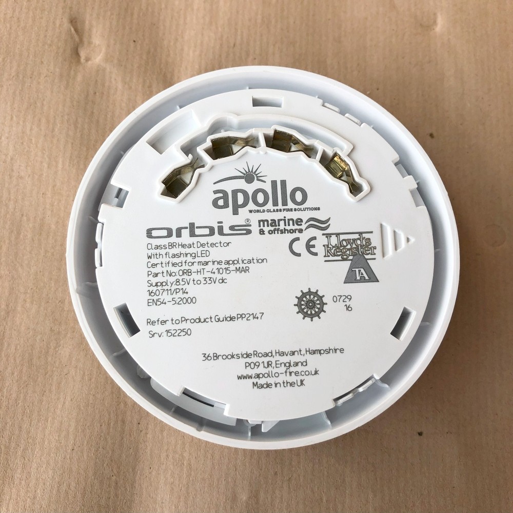 APOLLO ORB-HT-41015-MAR HEAT DETECTOR CLASS BR