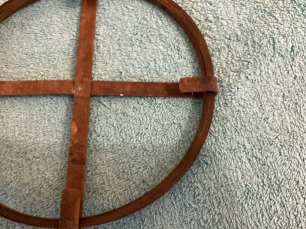 Antique Flat Sewer Rod. Nice Wall Hanger.