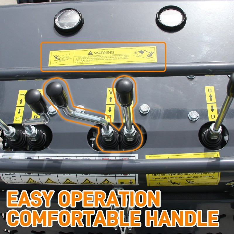 13.5HP Driven Crawler Type Mini Concrete Mixer Truck with B&S Gasoline Engine