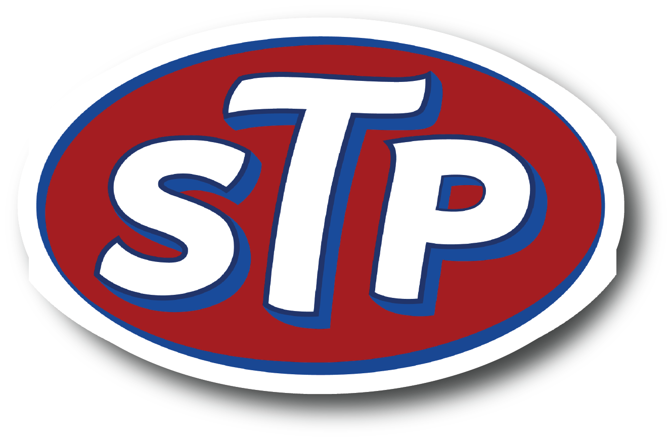 STP 2 OIL VINTAGE REPLICA 2 PK THE RACERS EDGE STICKERS DECALS MULTI SIZE