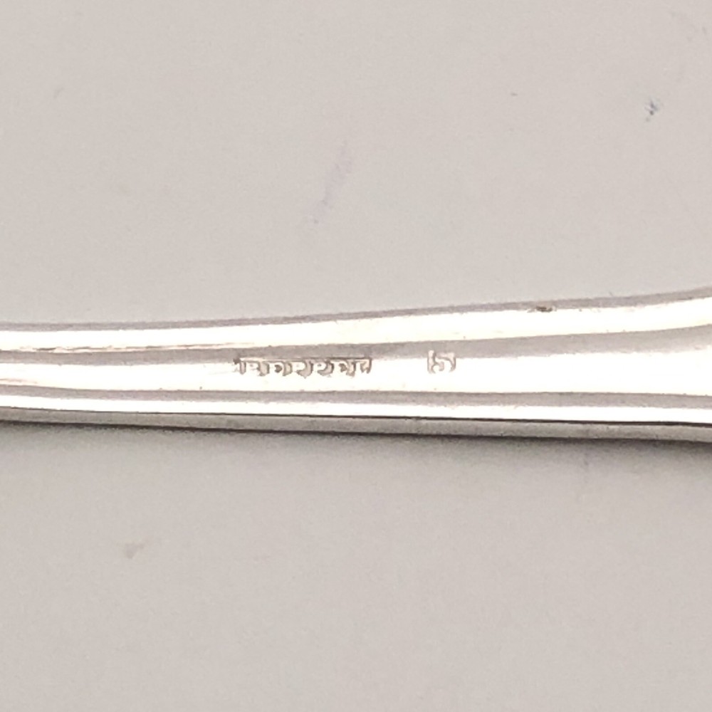 Reppel Massif Silverplate Teaspoon 5 3/8" Deco Style Flatware Vintage Silverware