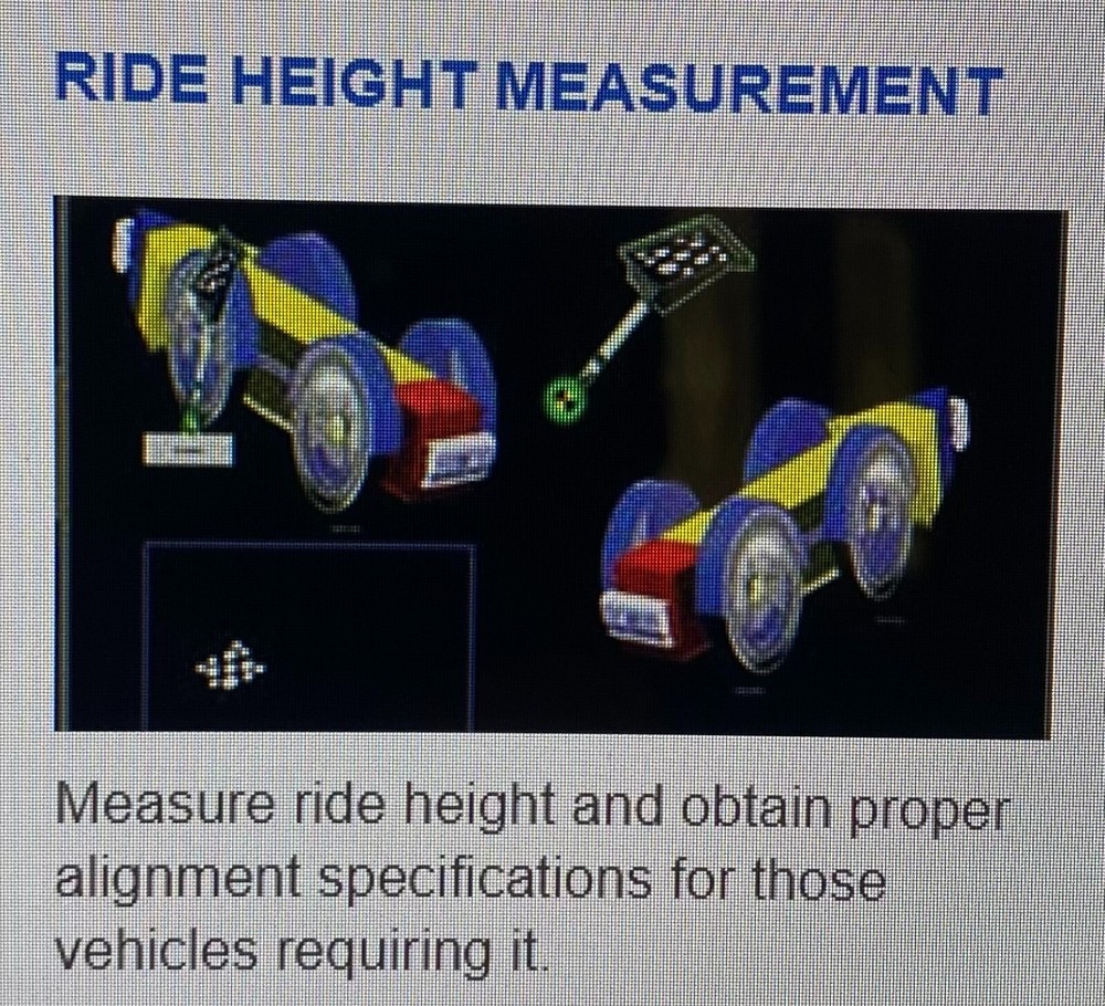 Used JBC / Hoffman / Snap-On alignment TIP ride height tool