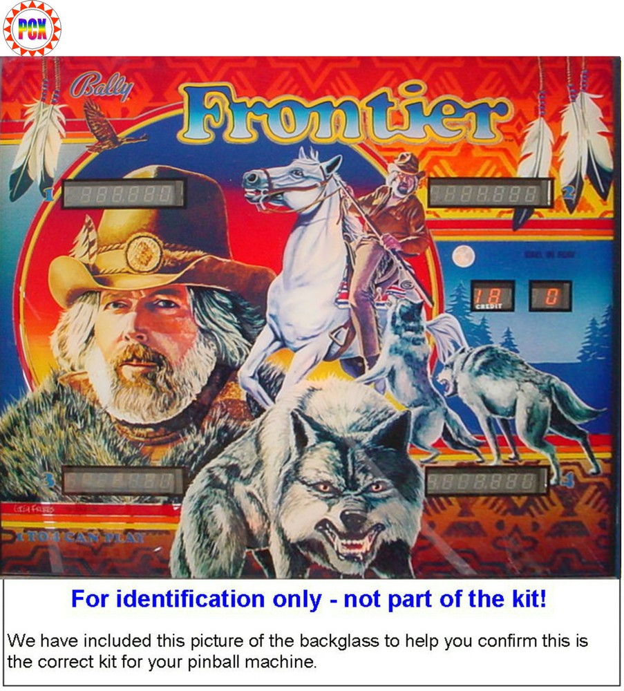 1980 Bally Frontier Pinball Machine Rubber Ring Kit