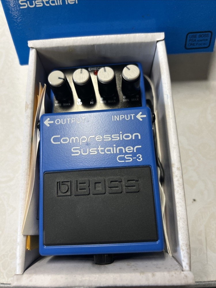 Boss CS-3 Compression Sustainer Pedal, New!