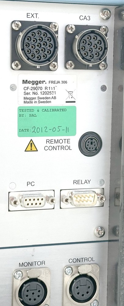 Megger FREJA 306 Relay Test Set *NEW*