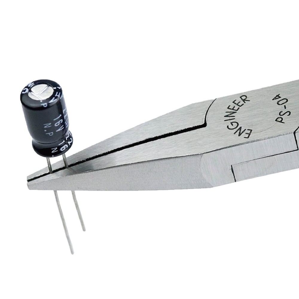 ENGINEER PS-04 Compact Precision Compact Flat Nose, Long Nose Pliers, Profess...