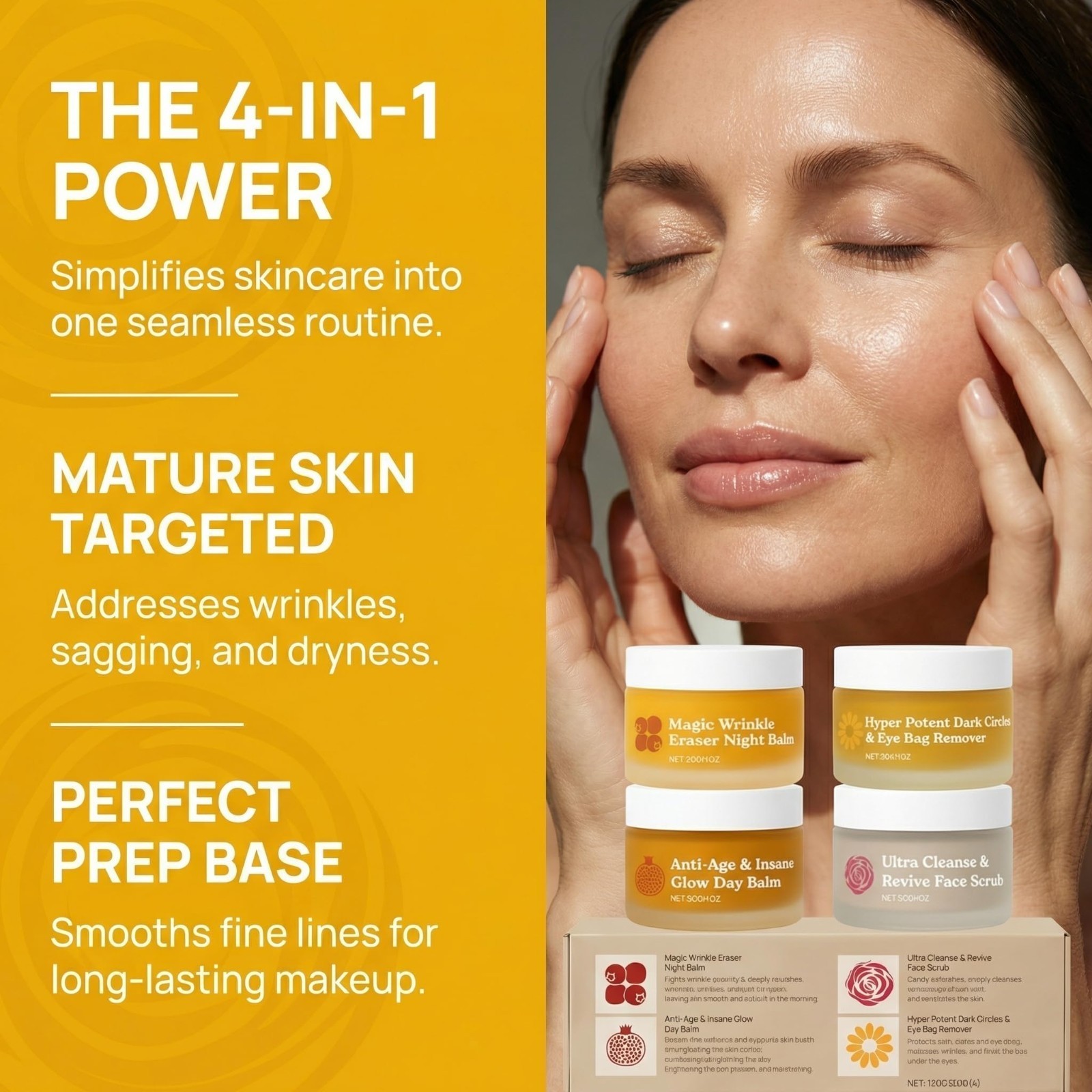 Froya Mature Skin Complete System, Hydrating Nourishing Smooth Radiant Skin Care