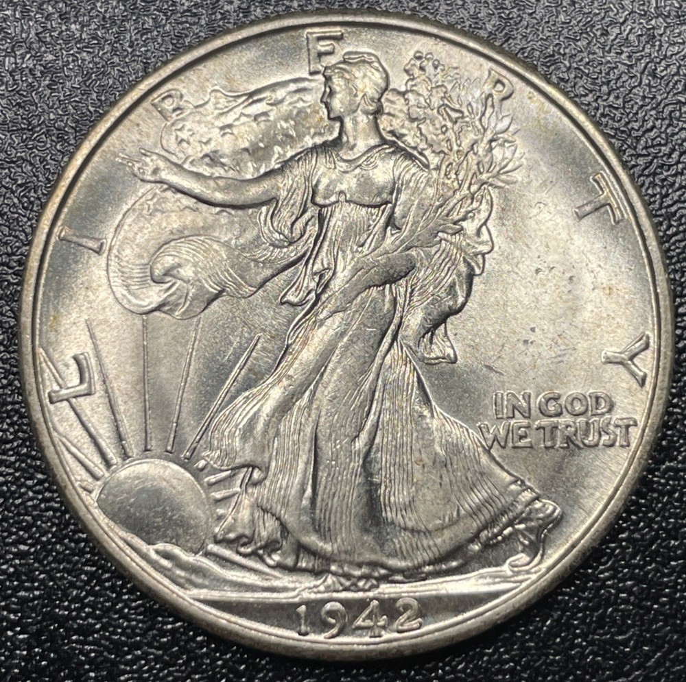 1942-D Walking Liberty Half Dollar 50c Uncirculated