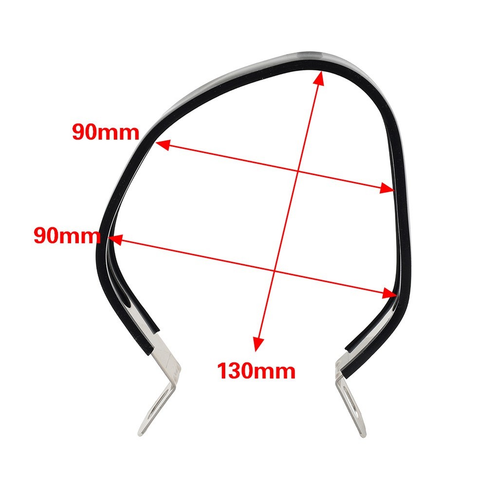 Universal Motorcycle Exhaust Clamp Mount Bracket Fixed Ring Hanger Support