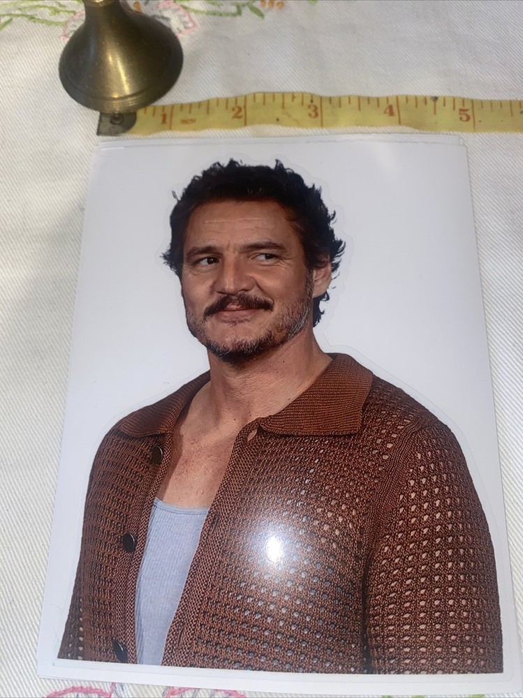 Pedro Pascal Sticker 6x5 Inches