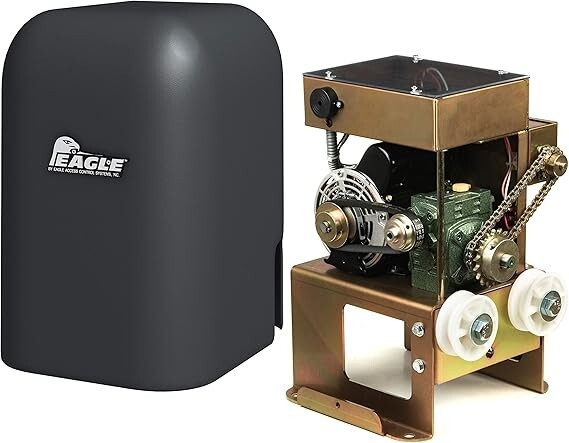Eagle-I Slide Gate Operator with 2 Wireless Remotes.