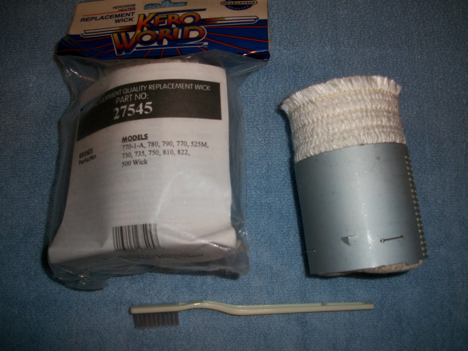 PERFECTION 500 KEROSENE HEATER WICK *COTTON/FIBERGLASS* WICK, WICK BRUSH & GUIDE