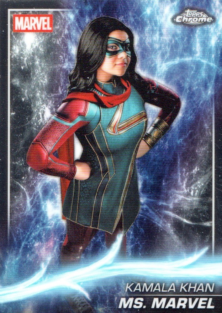 2025 Topps Chrome Marvel Studios #136 Ms. Marvel - NM-MT