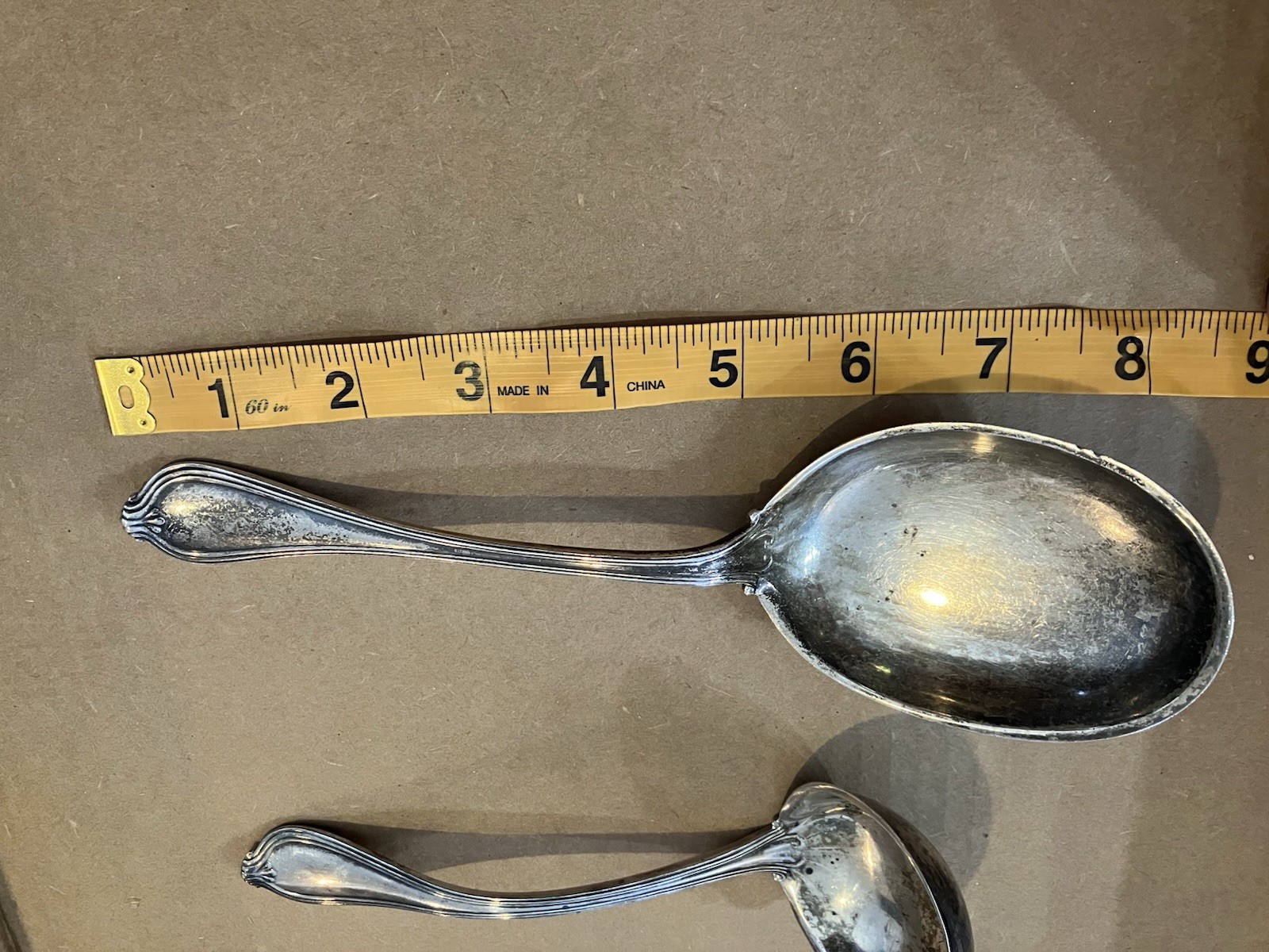 2 Towle Sterling Paul Revere Serving spoons 153 G SCRAP Value $366