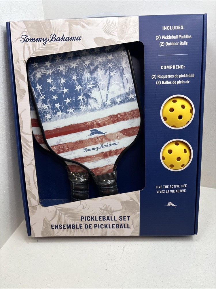 Pickleball Set 2-paddles 2-balls, Book, Bag