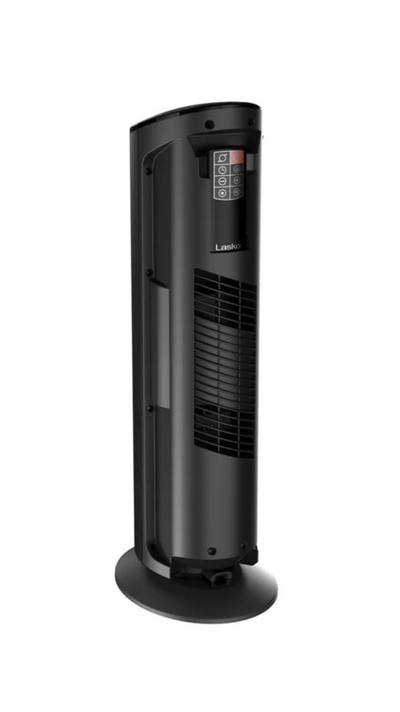 Lasko 1500W 22" Digital Ceramic Tower Space Heater with Child Lock & Remote