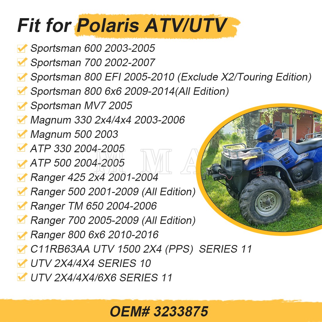 Transmission 6 Face Engagement Dog 3233875 For Polaris Ranger Sportsman Magnum