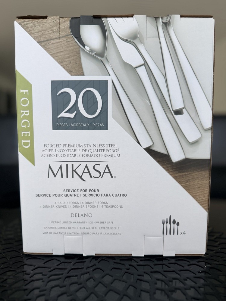 Mikasa, Delano 20pcs Flatware Set, Silver