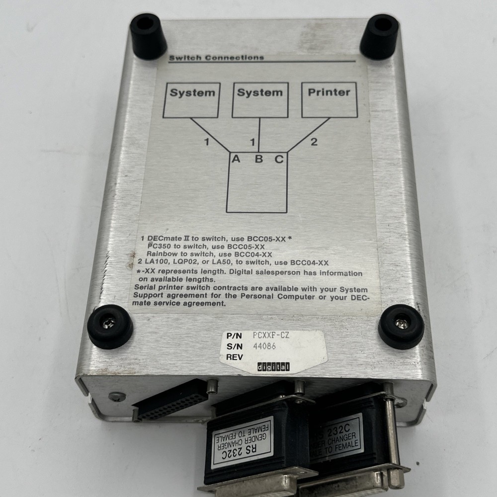 Vintage Digital LQPX2-SW Computer AB Switch 8506-D IDS 8500 Minitech Untested