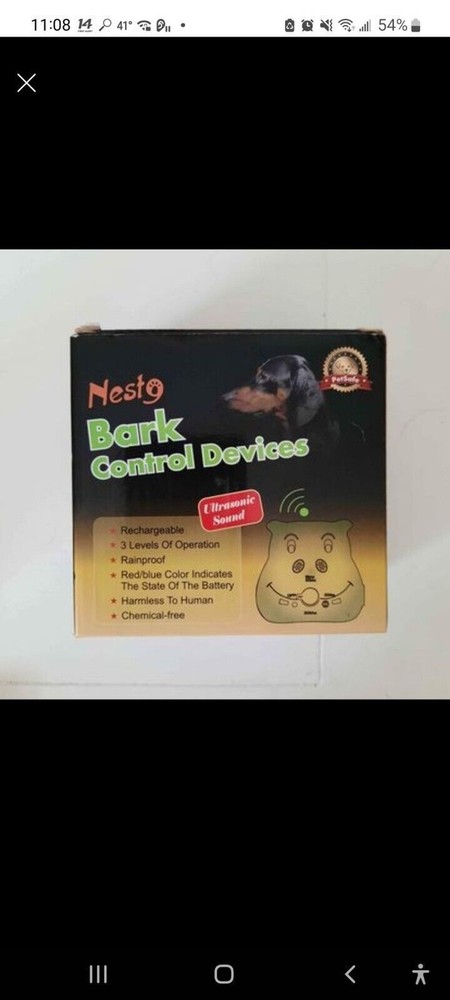 Nest 9 Bark Control Box New In Box