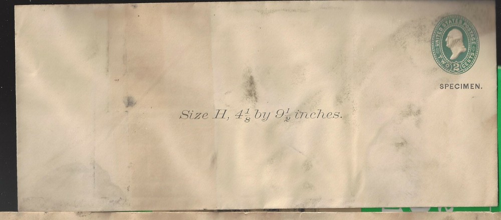 2 Cent Stamped Cover Specimen a