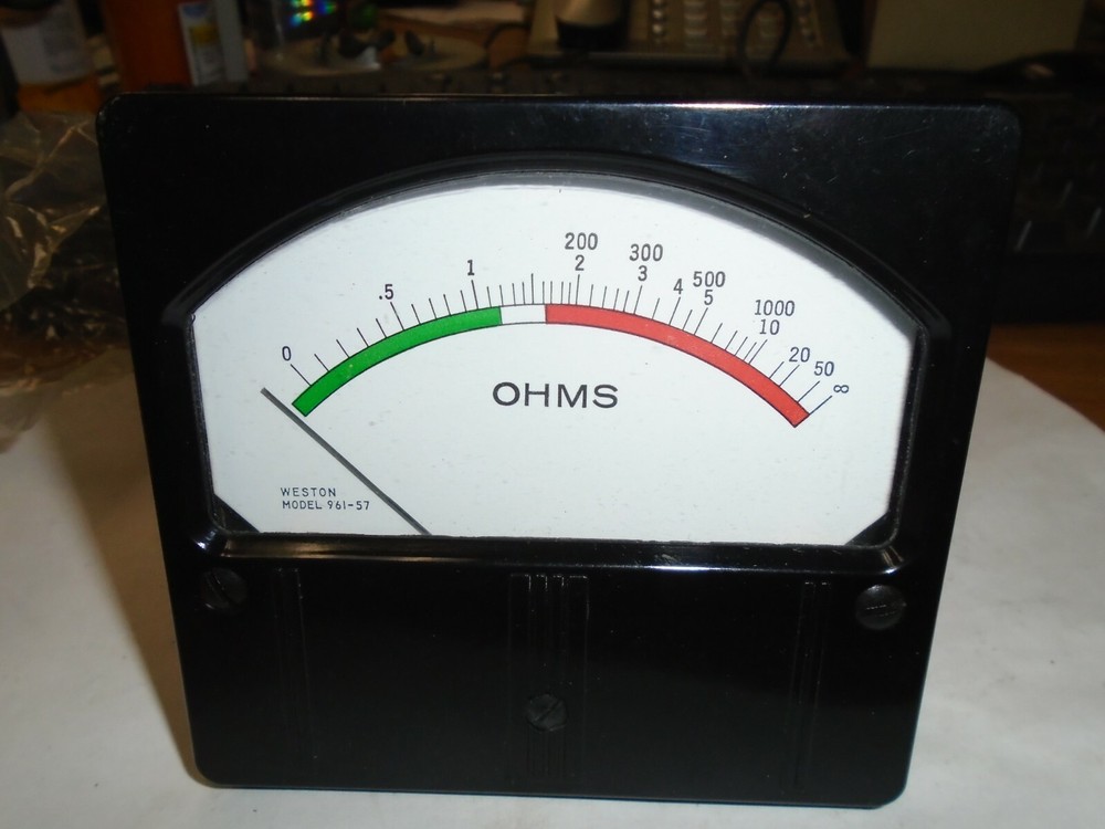 Weston P/N: 961-57 OHMS  METER
