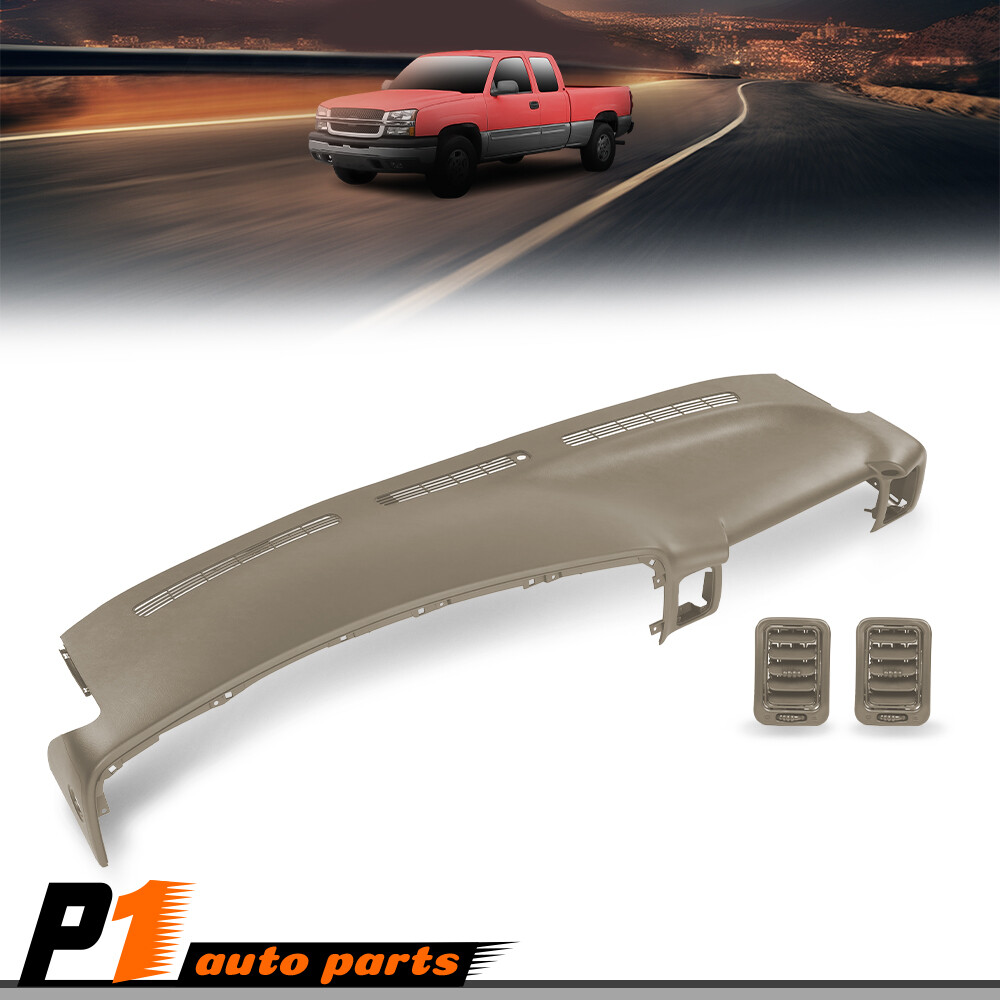 Fits 99-06 Chevy Silverado Sierra Molded Snap-On Dash Cap Board