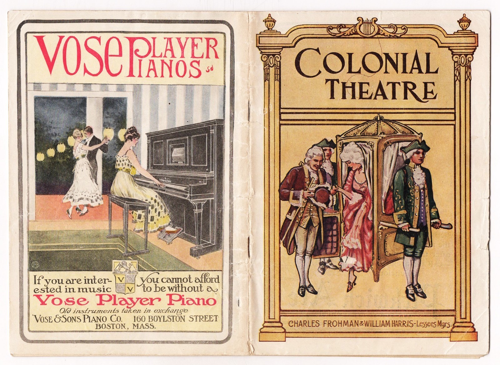 W. C. Fields "ZIEGFELD FOLLIES of 1916" Fannie Brice / Will Rogers 1916 Program