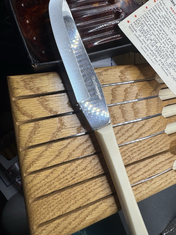 Bakelite Handle Knives And Electro Static Cleaner Bakelite Look