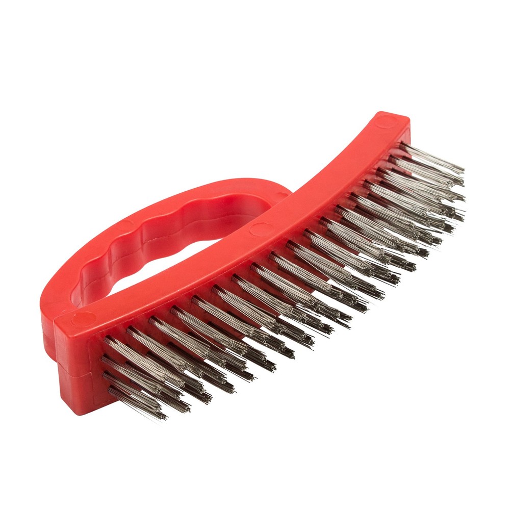Steelman Stainless Bristle Plastic Wire Brush 98797