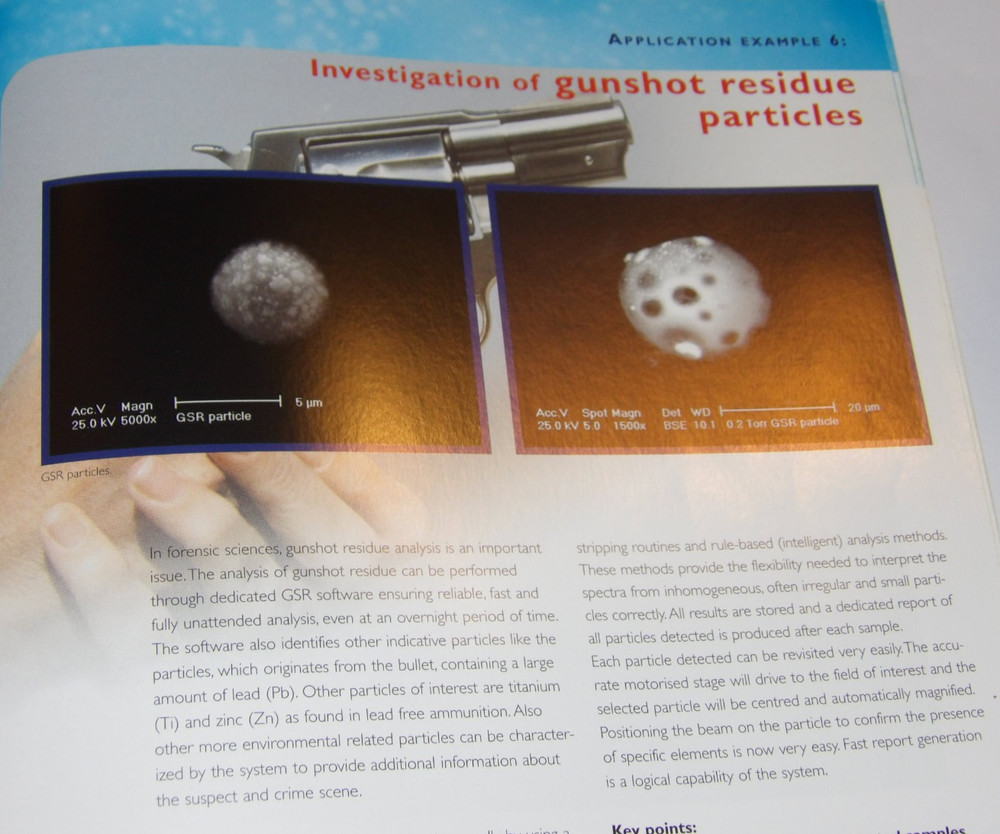 VTG 1999 FORENSIC SCIENCE WITH PHILIPS SCANNING ELECTRON MICROSCOPE BROCHURE/SEM