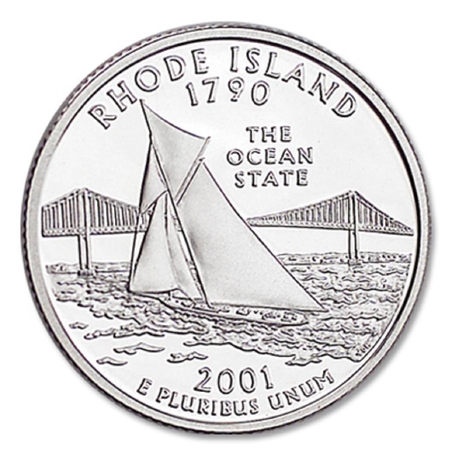 2001-S RHODE ISLAND  STATE  PROOF QUARTER