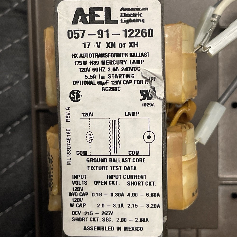 American electric lighting Pole Light, 571587, Does Not Include Bulb