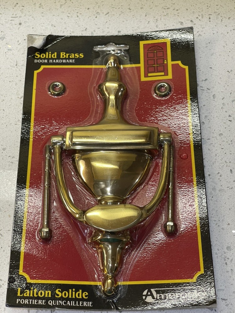 Amerock Solid Brass Doorknocker In Package