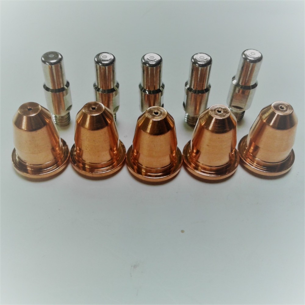 10PC PIPE TIP SET FOR NORTHERN TOOL 375 PLASMA CUTTER WITH S45 TORCH