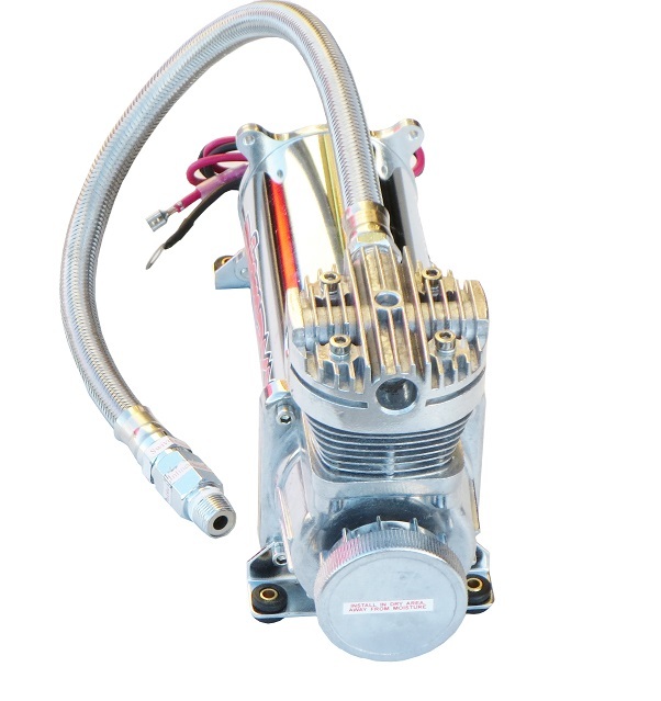 airmaxxx 480 Chrome Air Compressor 180 Switch For Air Horn Suspension Bags Tank