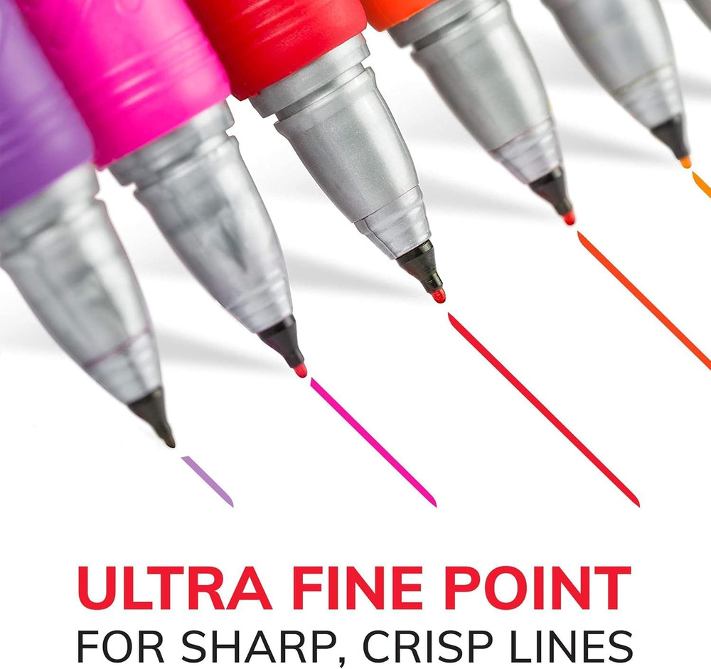 Intensity Permanent Markers, Ultra Fine Point, Black, 12-Count (packaging m
