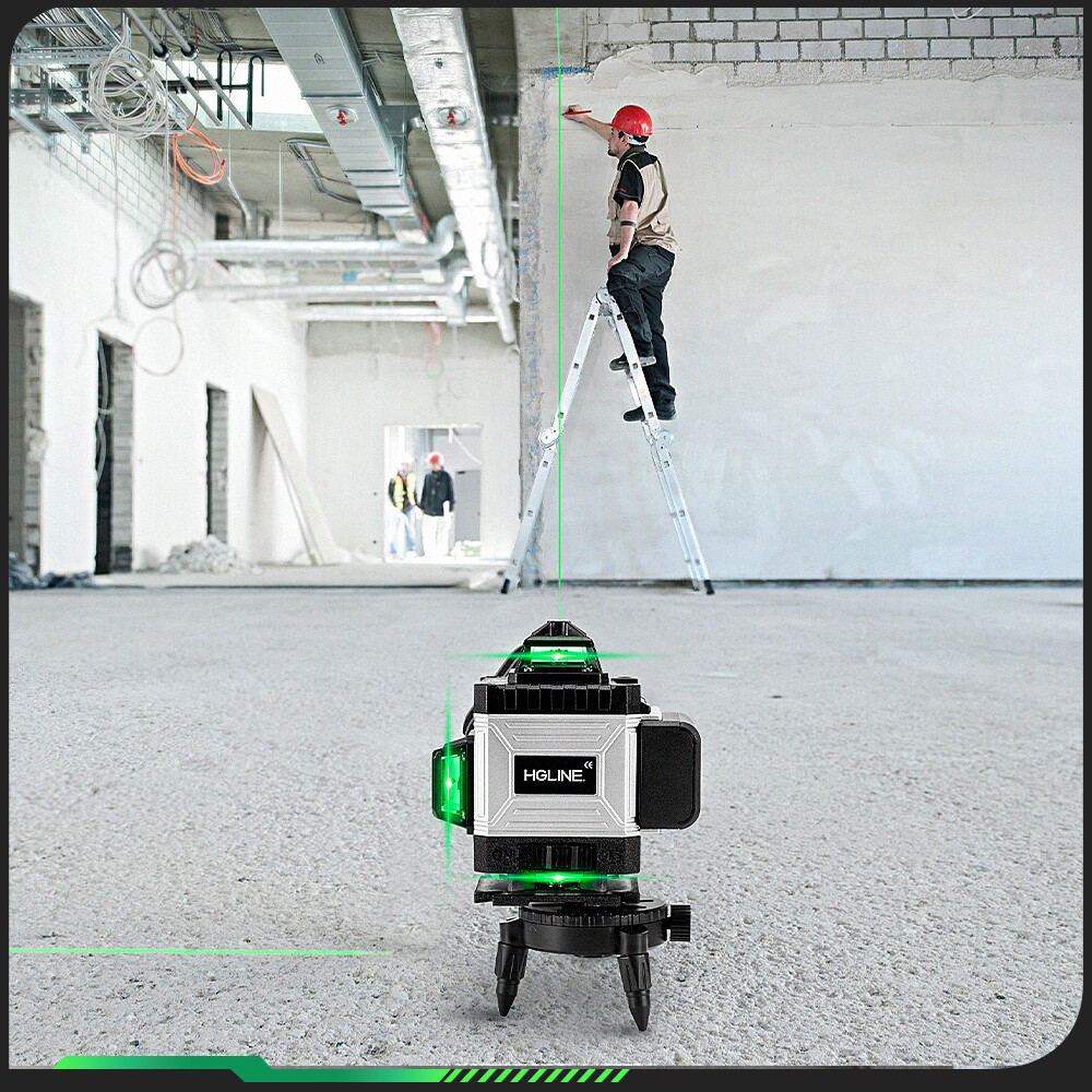 16 Lines Laser Level 360 Self Leveling with Tripod For Construction Projects US