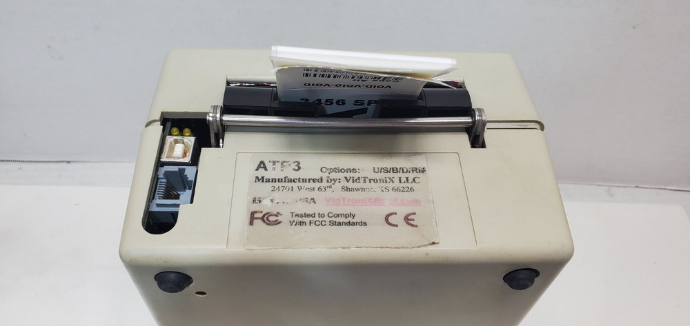 Vidtronix ATP3 boarding Pass Printer TESTED