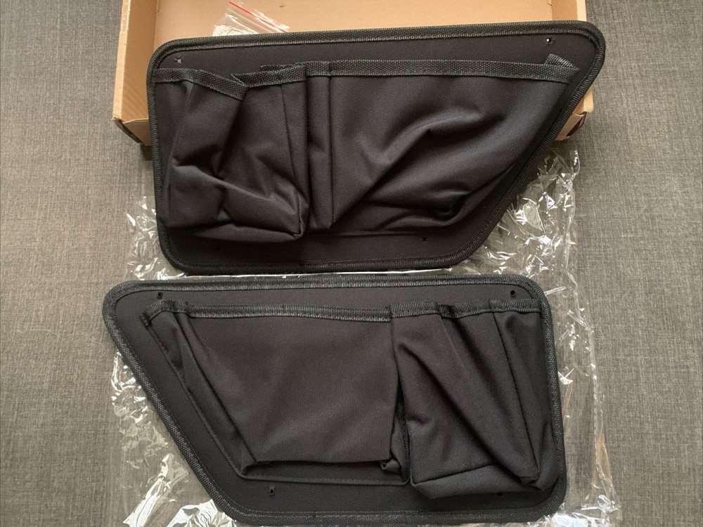 Front Door Storage Side Pockets Insert Organizer Box for 2011-18 Jeep Wrangler